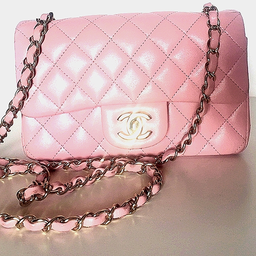 Chanel Pink Quilted Women's Bag